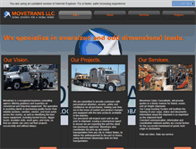 Tablet Screenshot of movetransllc.com